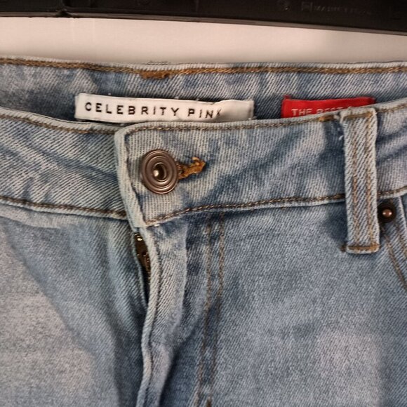 Celebrity Pink The Bestie Distressed Jeans Size 7/28 Women’s Stretch Denim - Picture 7 of 8